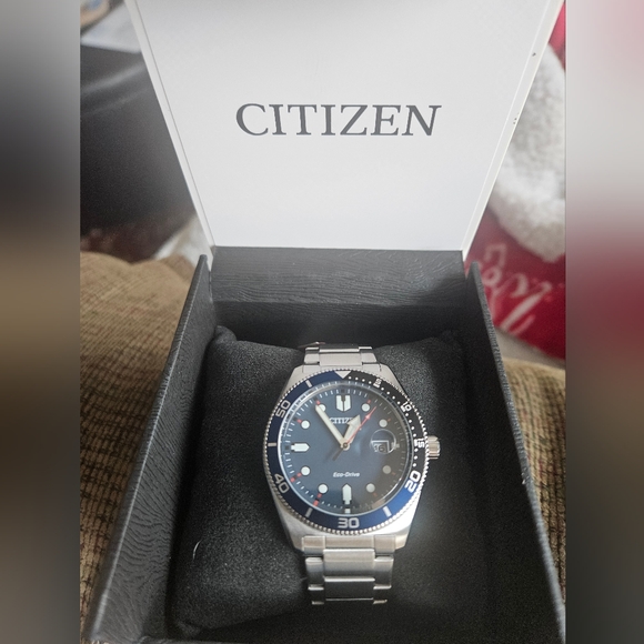 Citizen Men's Eco-Drive Blue Dive Watch - Picture 3 of 5